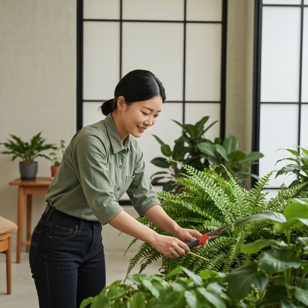 전문 식물 관리 방문